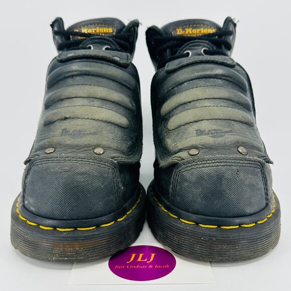 Dr. Martens Mens Ironbridge Met Guard Leather Steel Toe Safety Work Boots Size 8 - Picture 2 of 13